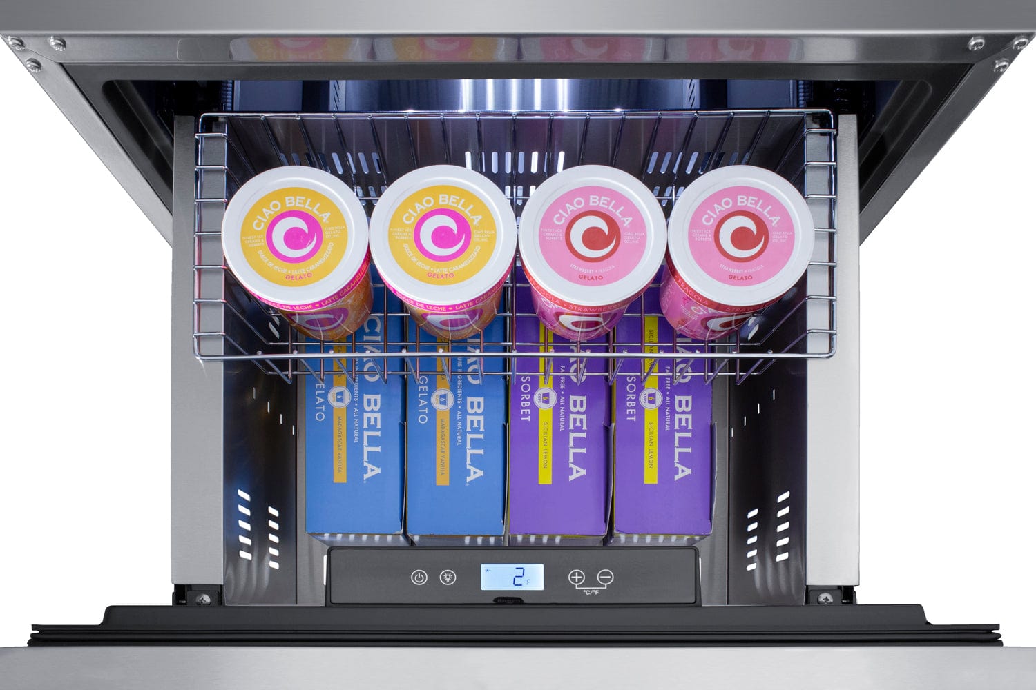 Summit Refrigeration + Cooling Summit 24" Wide 2-Drawer All-Freezer, ADA Compliant / ADFD2D24