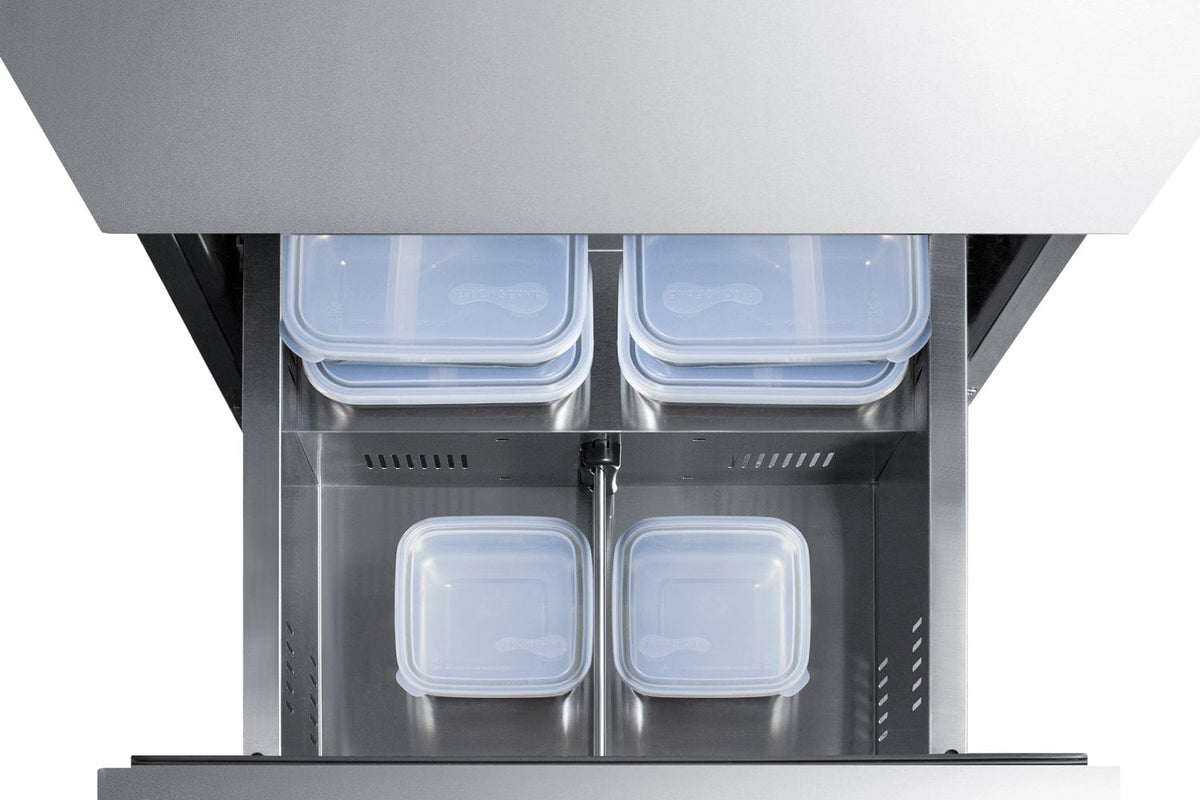 Summit Refrigeration + Cooling Summit 24&quot; Wide 2-Drawer All-Freezer, ADA Compliant / ADFD2D24