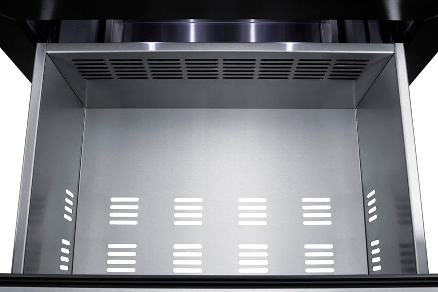 Summit Refrigeration + Cooling Summit 24&quot; Wide 2-Drawer All-Refrigerator / 3.1 cu.ft. Capacity, ADA Compliant Design, Adjustable Height, Built-In Capable, Stainless Steel Drawers, Panel-Ready Drawer Fronts, Professional Handles, Frost-Free / ASDR2414