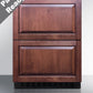 Summit Refrigeration + Cooling Summit 24" Wide 2-Drawer All-Refrigerator / 3.1 cu.ft. Capacity, ADA Compliant Design, Adjustable Height, Built-In Capable, Stainless Steel Drawers, Panel-Ready Drawer Fronts, Professional Handles, Frost-Free / ASDR2414
