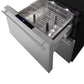 Summit Refrigeration + Cooling Summit 24" Wide 2-Drawer All-Refrigerator / 3.7 cu.ft. Capacity, ADA Compliant, Built-In Capable, Stainless Steel Drawers, Panel-Ready Drawer Fronts, Professional Handles, Frost-Free, Digital Thermostat / ADRD241