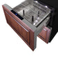 Summit Refrigeration + Cooling Summit 24" Wide 2-Drawer All-Refrigerator / 3.7 cu.ft. Capacity, ADA Compliant, Built-In Capable, Stainless Steel Drawers, Panel-Ready Drawer Fronts, Professional Handles, Frost-Free, Digital Thermostat / ADRD241