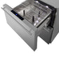 Summit Refrigeration + Cooling Summit 24" Wide 2-Drawer All-Refrigerator / 3.7 cu.ft. Capacity, ADA Compliant, Panel-Ready Drawer Fronts, Stainless Steel Drawers, Professional Handles, Frost-Free, Digital Thermostat / ADRD241CSS