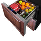 Summit Refrigeration + Cooling Summit 24" Wide 2-Drawer Refrigerator-Freezer / 3.32 cu.ft. Capacity, ADA Compliant, Stainless Steel Drawers, Panel-Ready Drawer Fronts, Professional Handles, Frost-Free Operation / ADRF244