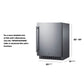 Summit Refrigeration + Cooling Summit 24" Wide Built-In All-Refrigerator, ADA Compliant / 3.1 cu.ft. Capacity, Adjustable Height, Stainless Steel, Factory installed Lock, Professional Handle / ASDS2413CSS