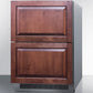 Summit Refrigeration + Cooling Summit 24" Wide Panel Ready 2-Drawer Frost-Free Freezer, ADA Compliant / ADFD2D24PNR