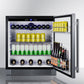 Summit Refrigeration + Cooling Summit 27" Wide Built-In All-Refrigerator / 4.98 cu.ft. Capacity, ADA Compliant, Built-In Capable, Digital Control Panel, Factory Installed Lock, Stainless Steel Door / FF27BSSADA