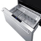 Summit Refrigeration + Cooling Summit 30" Wide Built-In Outdoor Drawer Refrigerator / 2.5 cu.ft. Capacity, Panel-ready Drawer Front, 304 Grade Stainless Steel Drawer, Digital Thermostat, LED Lighting / SDR301OS