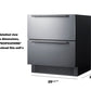 Summit Refrigeration + Cooling Summit 30" Wide Built-In Undercounter ADA Height 2-Drawer Outdoor All-Refrigerator / SPR3032D