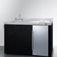 Summit Refrigeration + Cooling Summit 58" Wide Portable Outdoor Kitchenette / Factory-Installed Lock, Sink and Faucet, Slide-Out Waste Bins, Removable Cutlery Bin, Removable Cutting Board Surface, Right Hinge / CARTOS54LS
