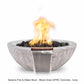 The Outdoor Plus Fire Features Match Lit Ignition / Ivory (-IVY) / Natural Gas The Outdoor Plus 27" Sedona GFRC Wood Grain Concrete Round Fire and Water Bowl / OPT-27RWGFW