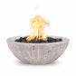 The Outdoor Plus Fire Features Ivory (-IVY) / Match Lit Ignition / Natural Gas The Outdoor Plus 27” Sedona GFRC Wood Grain Concrete Round Fire Bowl / OPT-27RWGFO