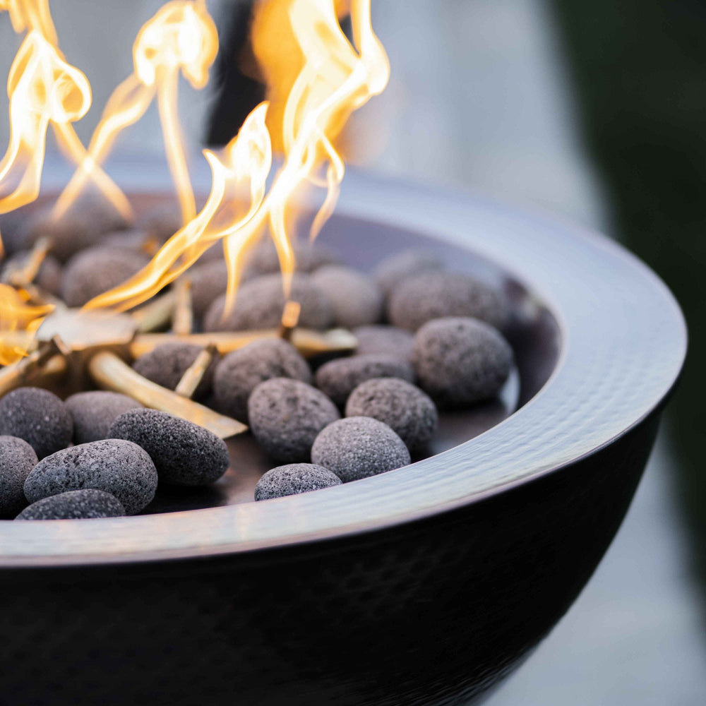 The Outdoor Plus Fire Features The Outdoor Plus 27” Sedona Hammered Copper Round Fire Bowl / OPT-27RCPRFO