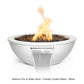 The Outdoor Plus Fire Features The Outdoor Plus 27" Sedona Powder Coated Steel Round Fire & Water Bowl / OPT-27RPCFW