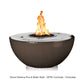 The Outdoor Plus Fire Features The Outdoor Plus 38" Sedona GFRC 360 Degree Spill Round Fire and Water Bowl / OPT-38FW360