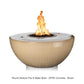 The Outdoor Plus Fire Features The Outdoor Plus 38" Sedona GFRC 360 Degree Spill Round Fire and Water Bowl / OPT-38FW360