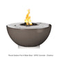 The Outdoor Plus Fire Features The Outdoor Plus 38" Sedona GFRC 360 Degree Spill Round Fire and Water Bowl / OPT-38FW360