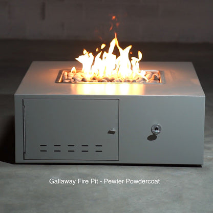 The Outdoor Plus Fire Features The Outdoor Plus 42", 48", 60" Square Gallaway Fire Pit - Metal Collection / OPT-GALCPRxx, OPT-GALCSxx, OPT-GALSSxx, OPT-GALPCxx