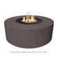 The Outdoor Plus Fire Features The Outdoor Plus 46", 54", 72" Round Florence GFRC Concrete Fire Pit - 20" Tall / OPT-FL4620, OPT-FL54, OPT-FL72