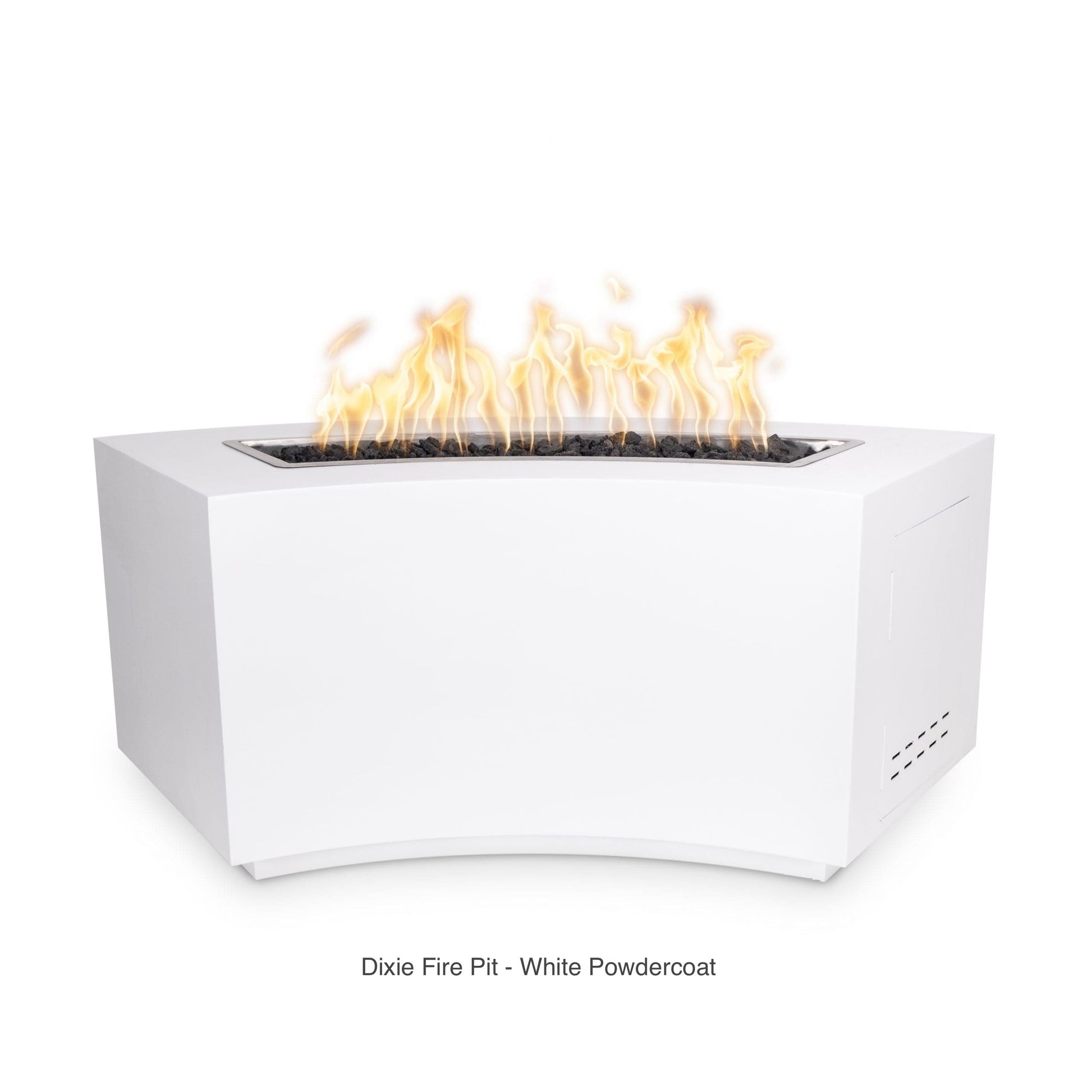 The Outdoor Plus Fire Features The Outdoor Plus 60", 72" Curved Dixie Fire Pit - Metal Collection / OPT-DXCPRxx, OPT-DXCSxx, OPT-DXSSxx, OPT-DXPCxx