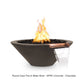 The Outdoor Plus Fire Features The Outdoor Plus Cazo GFRC Concrete Round Fire and Water Bowl / OPT-(xx)RFW