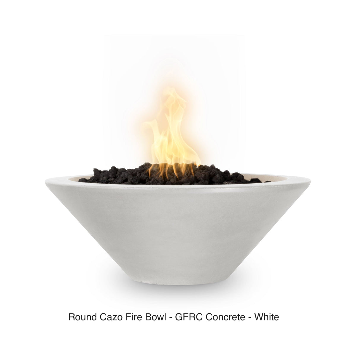 The Outdoor Plus Fire Features The Outdoor Plus Cazo GFRC Concrete Round Fire Bowl / OPT-(xx)RFO