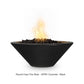 The Outdoor Plus Fire Features The Outdoor Plus Cazo GFRC Concrete Round Fire Bowl / OPT-(xx)RFO
