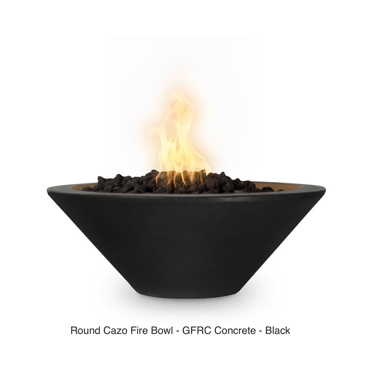 The Outdoor Plus Fire Features The Outdoor Plus Cazo GFRC Concrete Round Fire Bowl / OPT-(xx)RFO
