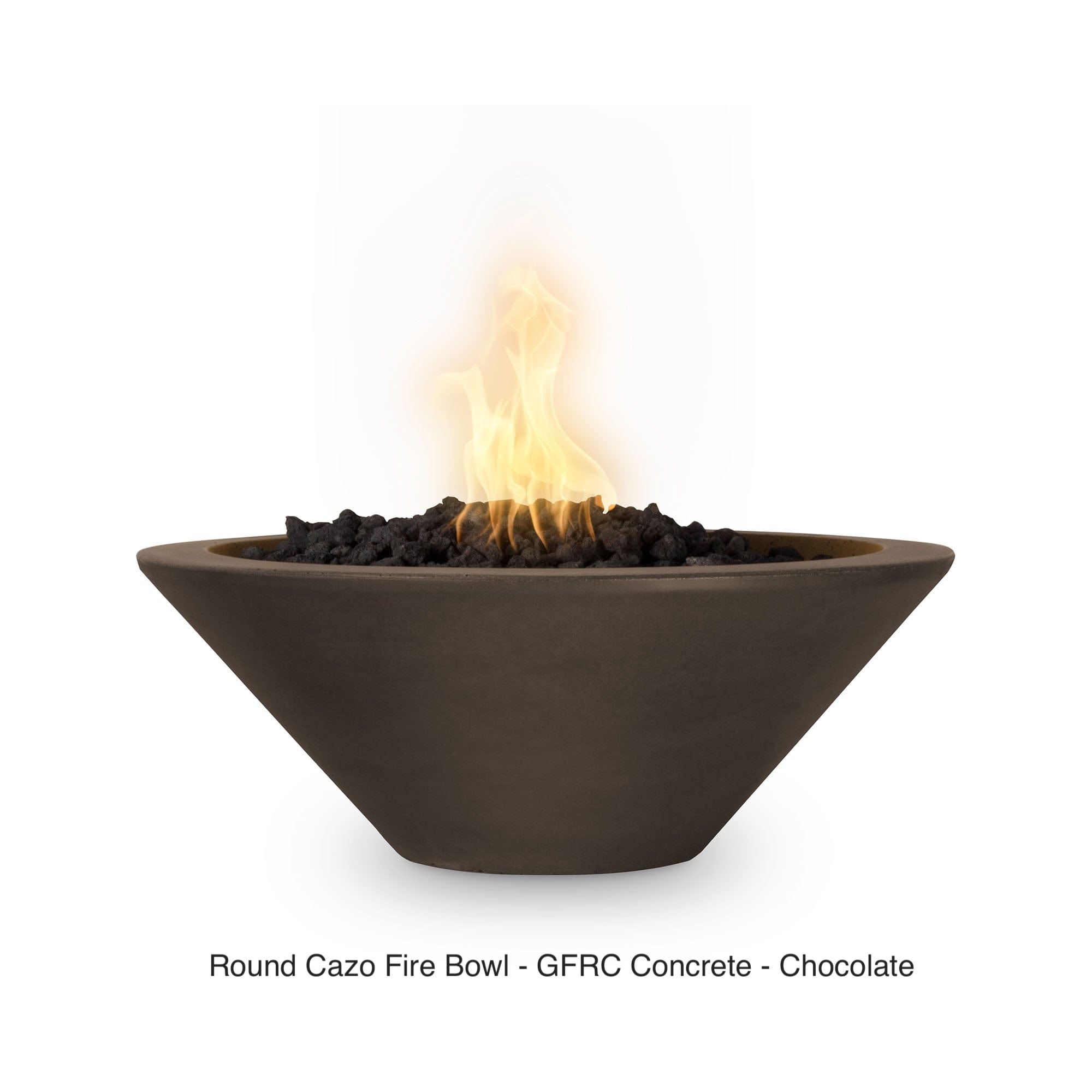 The Outdoor Plus Fire Features The Outdoor Plus Cazo GFRC Concrete Round Fire Bowl / OPT-(xx)RFO
