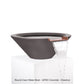 The Outdoor Plus Fire Features The Outdoor Plus Cazo GFRC Concrete Round Water Bowl / OPT-(xx)RWO