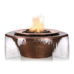 The Outdoor Plus Fire Features The Outdoor Plus Cazo Hammered Copper 360° Spill Round Fire and Water Bowl / OPT-(xx)FW360