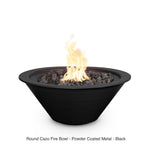 The Outdoor Plus Fire Features The Outdoor Plus Cazo Powder Coated Steel Round Fire Bowl / OPT-R(xx)PCFO