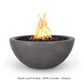 The Outdoor Plus Fire Features The Outdoor Plus Luna GFRC Concrete Round Fire Bowl / OPT-LUNFO(xx)