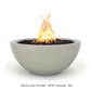 The Outdoor Plus Fire Features The Outdoor Plus Luna GFRC Concrete Round Fire Bowl / OPT-LUNFO(xx)