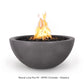 The Outdoor Plus Fire Features The Outdoor Plus Luna GFRC Concrete Round Fire Pit / OPT-LUN(xx)