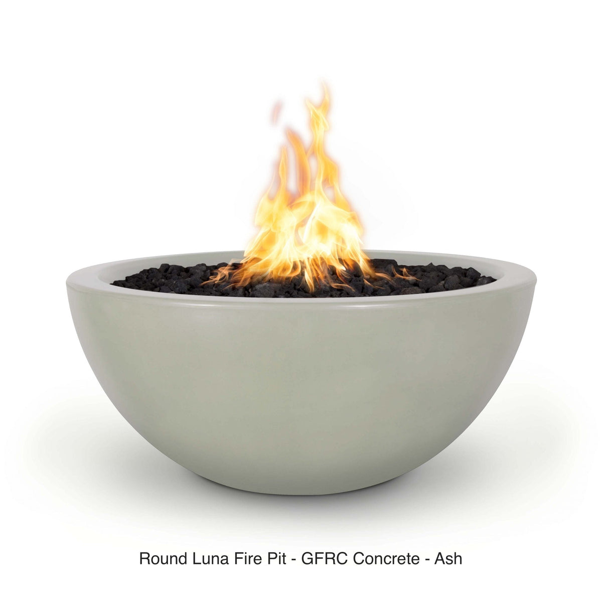 The Outdoor Plus Fire Features The Outdoor Plus Luna GFRC Concrete Round Fire Pit / OPT-LUN(xx)