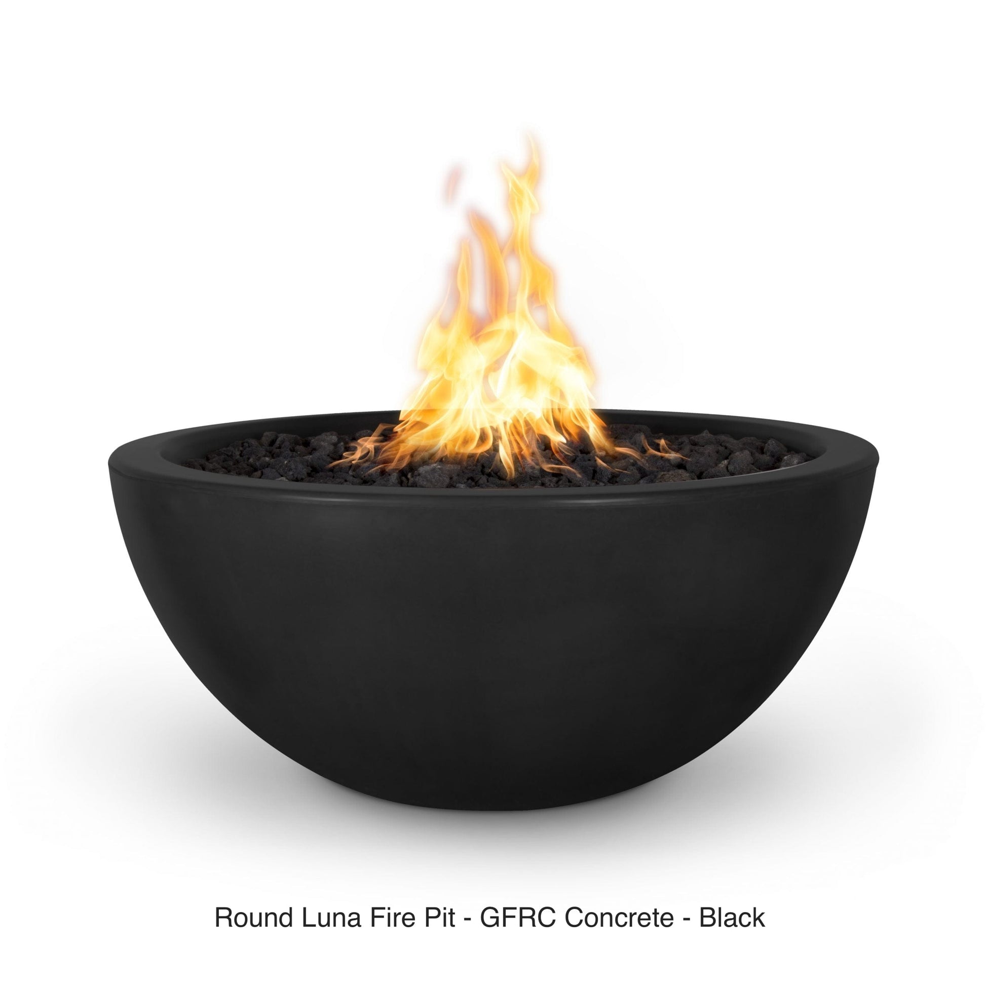 The Outdoor Plus Fire Features The Outdoor Plus Luna GFRC Concrete Round Fire Pit / OPT-LUN(xx)