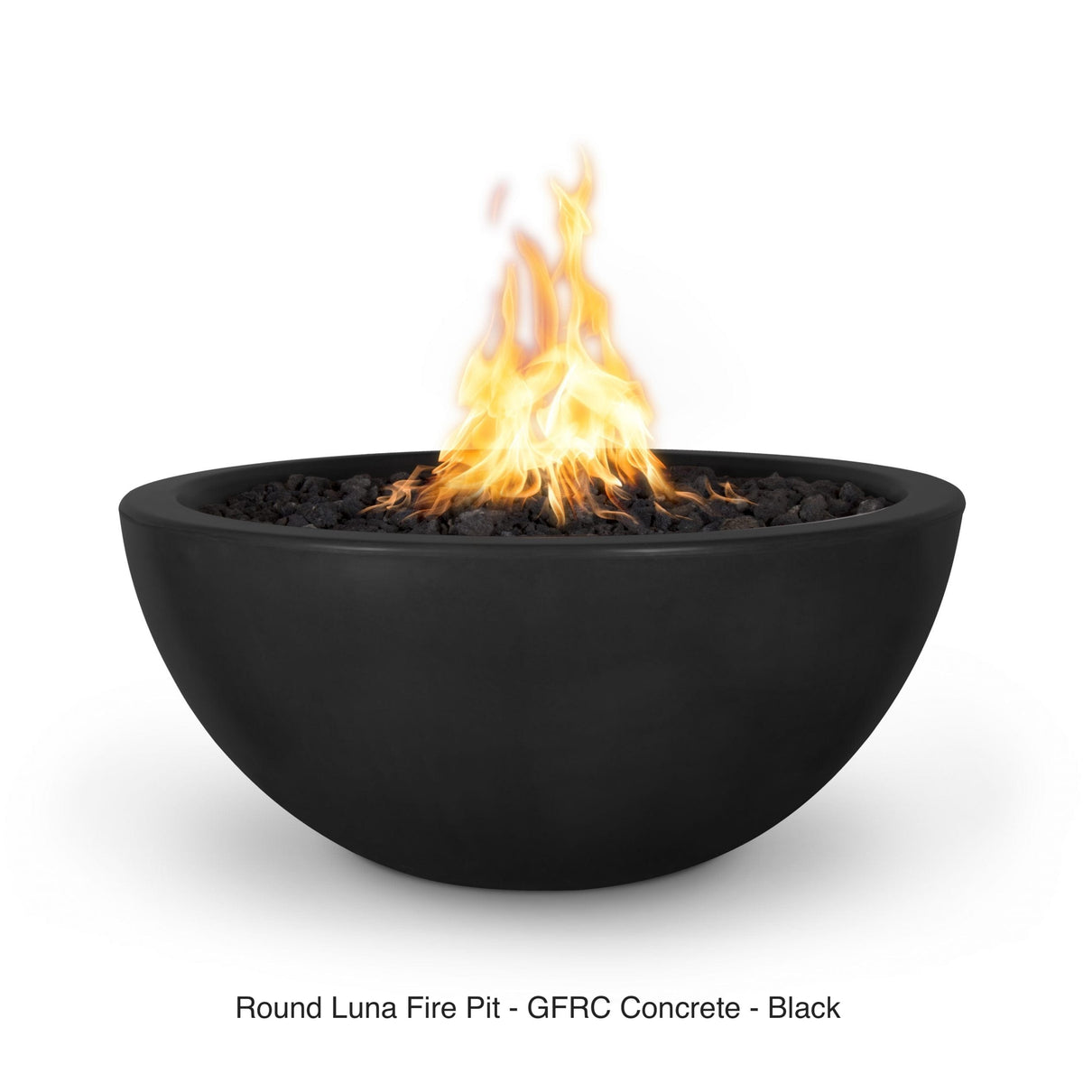 The Outdoor Plus Fire Features The Outdoor Plus Luna GFRC Concrete Round Fire Pit / OPT-LUN(xx)
