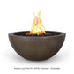 The Outdoor Plus Fire Features The Outdoor Plus Luna GFRC Concrete Round Fire Pit / OPT-LUN(xx)