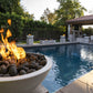 The Outdoor Plus Fire Features The Outdoor Plus Luna GFRC Concrete Round Fire Pit / OPT-LUN(xx)