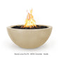 The Outdoor Plus Fire Features The Outdoor Plus Luna GFRC Concrete Round Fire Pit / OPT-LUN(xx)