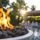 The Outdoor Plus Fire Features The Outdoor Plus Luna GFRC Concrete Round Fire Pit / OPT-LUN(xx)