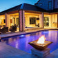 The Outdoor Plus Fire Features The Outdoor Plus Maya GFRC Concrete Square Fire Bowl / OPT-(xx)SFO