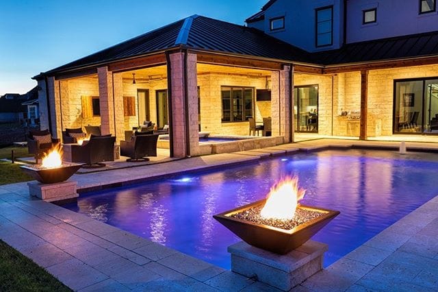 The Outdoor Plus Fire Features The Outdoor Plus Maya GFRC Concrete Square Fire Bowl / OPT-(xx)SFO