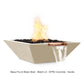 The Outdoor Plus Fire Features The Outdoor Plus Maya GFRC Concrete Square Fire & Water Bowl / OPT-(xx)SFW