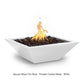 The Outdoor Plus Fire Features The Outdoor Plus Maya Powder Coated Steel Square Fire Bowl / OPT-(xx)SQPCFO