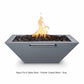 The Outdoor Plus Fire Features The Outdoor Plus Maya Powder Coated Steel Square Fire & Water Bowl / OPT-(xx)SQPCFW