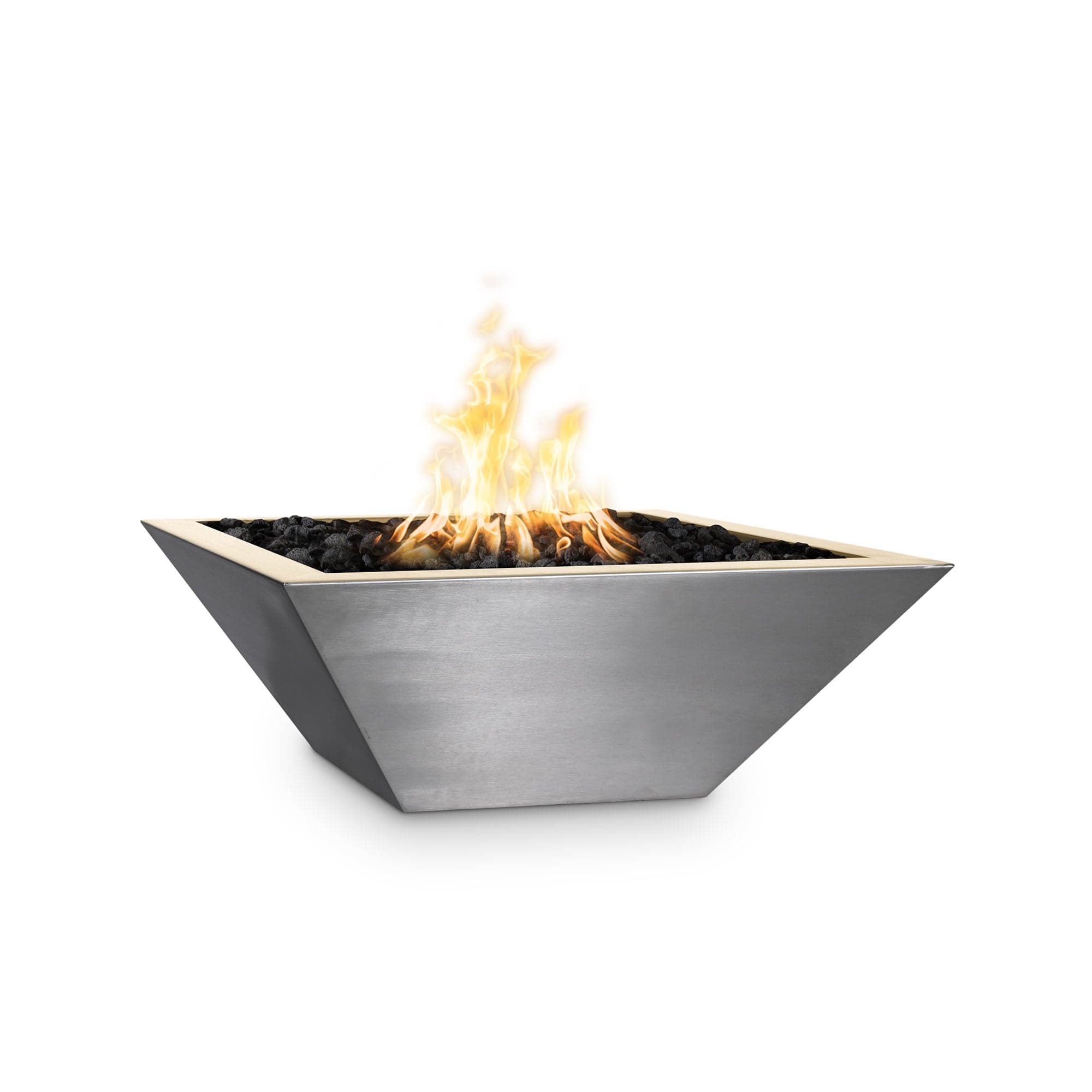 The Outdoor Plus Fire Features The Outdoor Plus Maya Stainless Steel Fire Bowl / OPT-(xx)SQSSFO