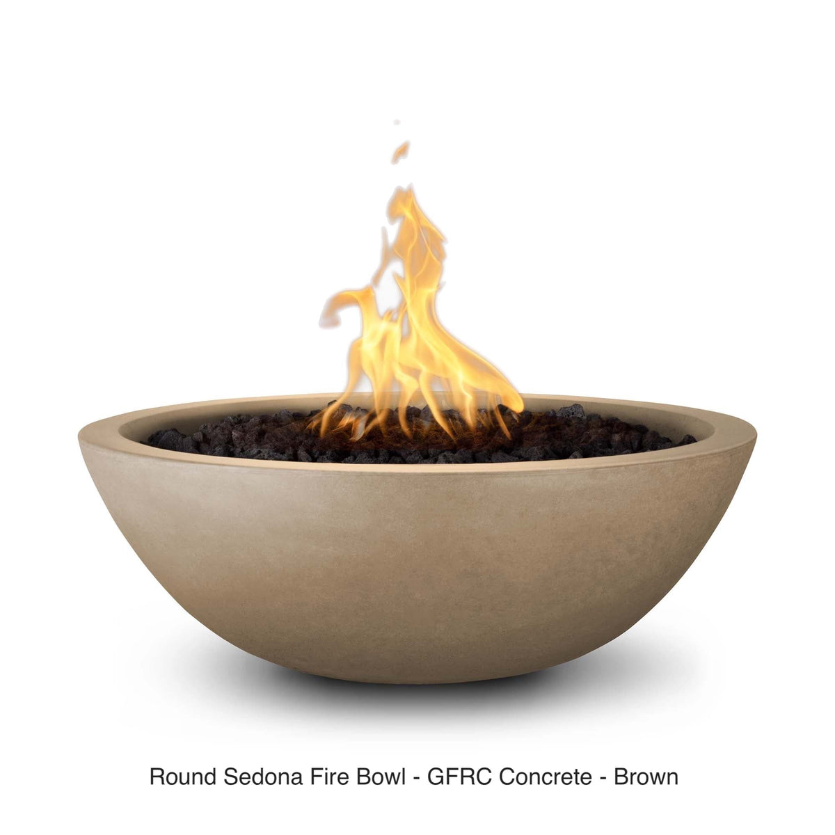 The Outdoor Plus Fire Features The Outdoor Plus Sedona GFRC Concrete Fire Bowl / OPT-(xx)RFO