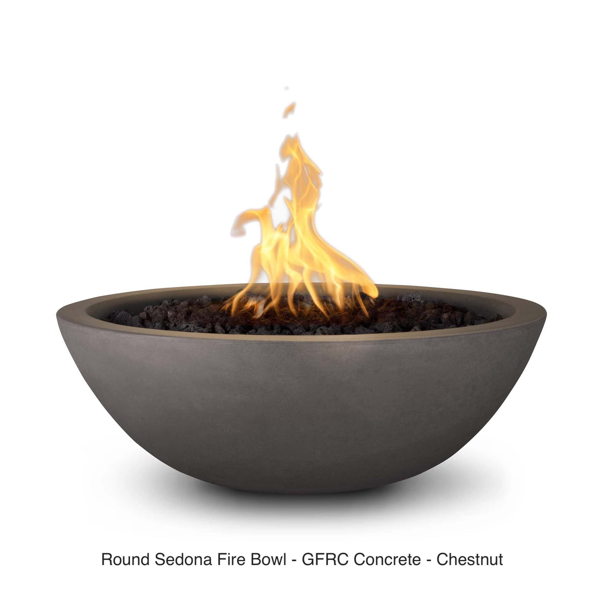 The Outdoor Plus Fire Features The Outdoor Plus Sedona GFRC Concrete Fire Bowl / OPT-(xx)RFO